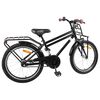 vidaXL Kids Bike 18'' for 5-7 Years Old Black
