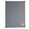 vidaXL Picnic Blanket with Pegs Grey and Orange 205x155 cm