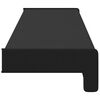 vidaXL Window Sill Black with Wood Grain 60 x 10 x 4.5 cm PVC