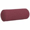 vidaXL Bolster Pillows 2 pcs Wine Red Ø 15 x 40 cm Fabric