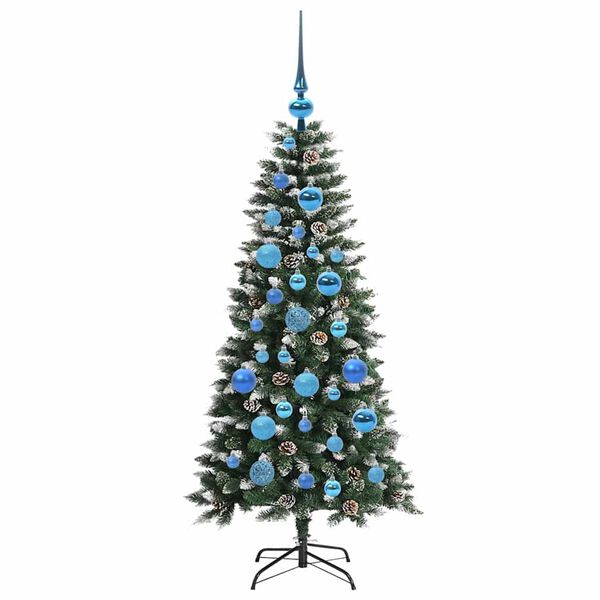 vidaXL Artificial Christmas Tree with 150 LEDs Green 50 x 50 x 120 cm
