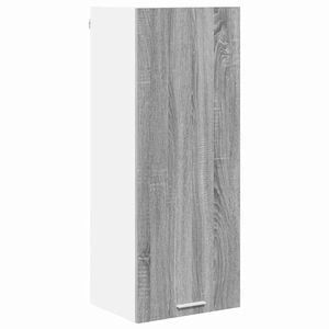 vidaXL Hanging Cabinet Grey Sonoma 40 x 31 x 100 cm Engineered Wood