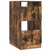 vidaXL Laundry Cabinet Smoked Oak 50 x 68 x 102 cm Engineered wood