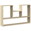 vidaXL Wall Shelf Sonoma Oak 99x15x60 cm Engineered Wood