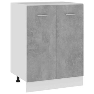 vidaXL Bottom Cabinet Lyon Concrete Grey 60x46x81.5 cm Engineered Wood