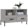 vidaXL TV Cabinet Grey Sonoma 80x36x50 cm Engineered Wood