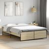 vidaXL Bed Frame without Mattress Sonoma Oak 120x200 cm