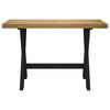 vidaXL Desk NOAIN X-Shaped Legs 120x50x75 cm Solid Wood Pine