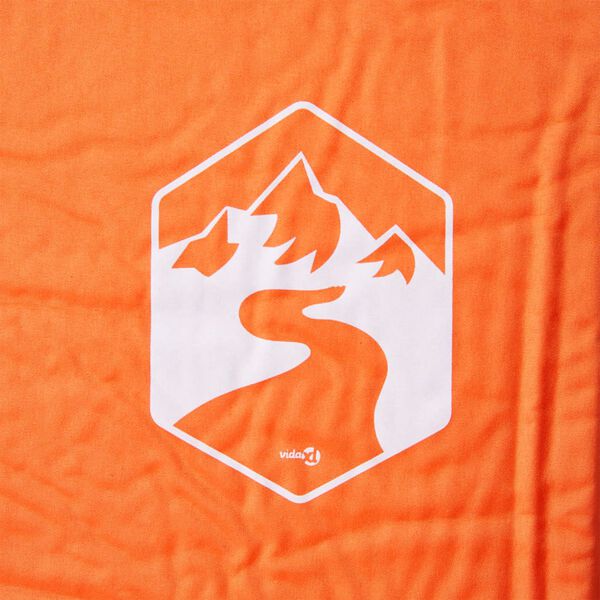vidaXL Self Inflating Camping Mattress with Pillow 1-Person Orange