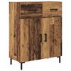 vidaXL Highboard Old Wood 69.5 x 34 x 180 cm Engineered Wood
