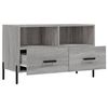 vidaXL TV Cabinet Grey Sonoma 80x36x50 cm Engineered Wood