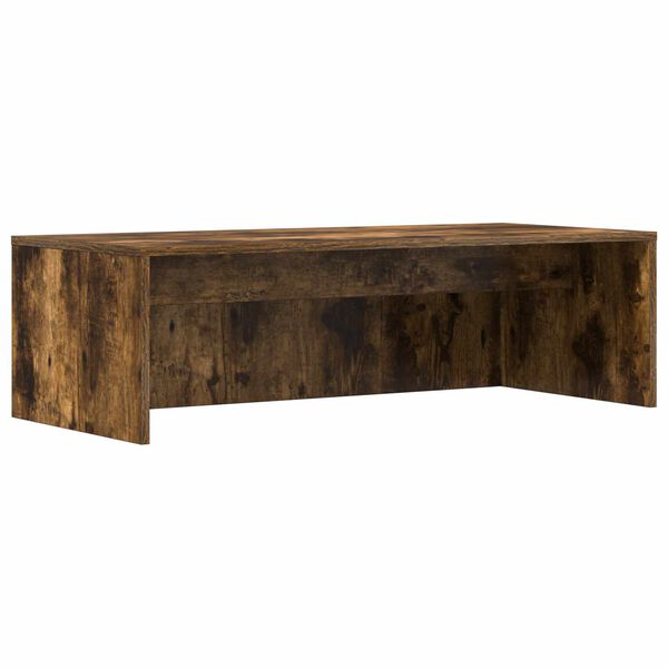 vidaXL Wall-Mounted Desk Smoked Oak 100 x 45 x 30 cm Engineered Wood