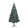 vidaXL Artificial Christmas Tree with 300 LEDs with Stand Green 240 cm