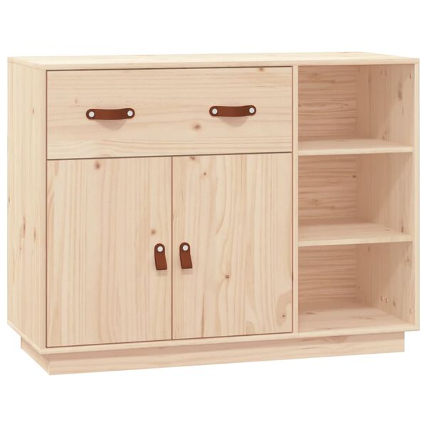 vidaXL Sideboard 98.5x40x75 cm Solid Wood Pine