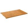 vidaXL Bath Mat Plain Brown 80 x 50 cm Solid Acacia Wood