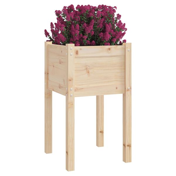 vidaXL Garden Planter 40x40x70 cm Solid Pinewood