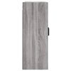 vidaXL Wall Mounted Cabinets 2 pcs Grey Sonoma Engineered Wood