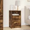 vidaXL Bedside Table Smoked Oak 40 x 30 x 467 cm Engineered Wood
