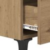 vidaXL Bedside Cabinet with Drawer 2 pcs Artisan Oak 40 x 35 x 47.5 cm