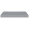 vidaXL Floating Wall Shelves 4 pcs Grey 50x23x3.8 cm MDF