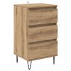 vidaXL Sideboard Artisan Oak 40 x 35 x 70 cm Engineered Wood and Iron