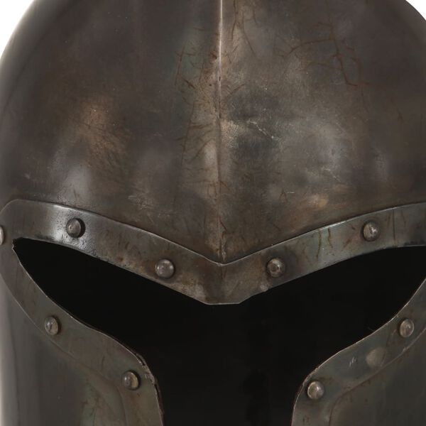Casco Da Cavaliere Medievale In Acciaio - Replica Per LARP, Rievocazioni SCA, Costume E Decorazione