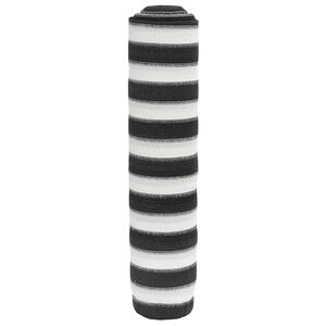vidaXL Privacy Net Anthracite and White 1x25 m HDPE 75 g/m&sup2;