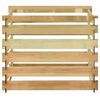 vidaXL Slatted Garden Composter 100x100x80 cm Impregnated Pinewood
