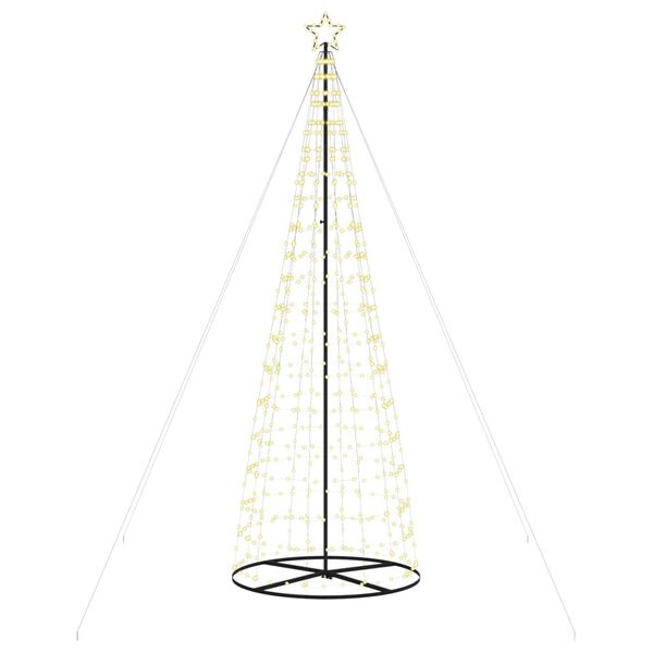 vidaXL LED Christmas Tree 570 LEDs Warm White 300 cm