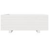 vidaXL Garden Planter White 70x70x26.5 cm Solid Wood Pine
