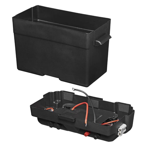 ProPlus Battery Box with USB and Voltmeter 35x18x23 cm