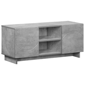 vidaXL TV Stand 90 x 34.5 x 40 cm Concrete Grey Engineered Wood