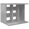 vidaXL Vinyl Record Storage Concrete Grey 42 x 33 x 36 cm