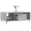 vidaXL Coffee Table Grey Sonoma 90x50x36.5 cm Engineered Wood