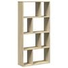 vidaXL Bookcase Sonoma Oak 60x20x120.5 cm Engineered Wood