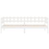 vidaXL Day Bed without Mattress White 90x190 cm Single Solid Wood Pine