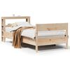 vidaXL Bed Frame without Mattress 90x190 cm Single Solid Wood Pine