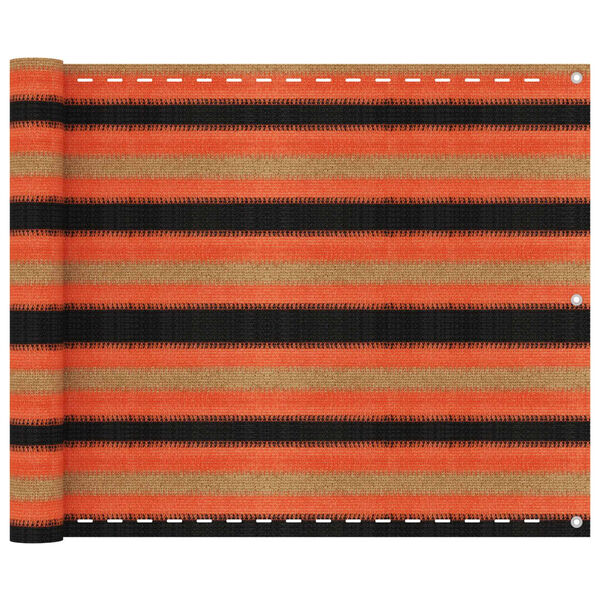 vidaXL Balcony Screen Multicolour 75x400 cm HDPE