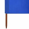 vidaXL 9-panel Wind Screen Fabric 1200x160 cm Azure Blue