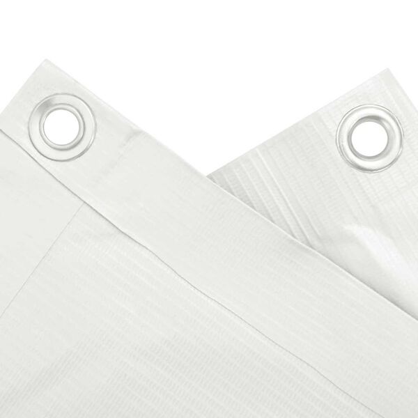 vidaXL Balcony Privacy Screen White 800x90 cm PVC