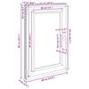vidaXL Basement Window "RISOR" 60x90 cm Tilt&Turn DIN Left White