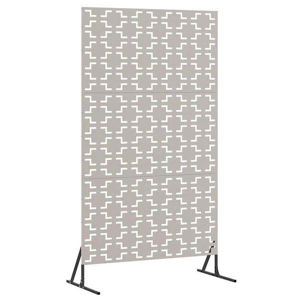 vidaXL Privacy Screen Grey 100 x 50 x 180 cm Weathering Steel