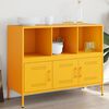 vidaXL Sideboard Mustard Yellow 100.5x39x79 cm Steel