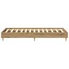 vidaXL Bed Frame No Mattress Artisan Oak 90x190 cm Single Engineered Wood