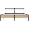 vidaXL Bed Frame without Mattress Sonoma Oak 160x200 cm