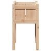 vidaXL Garden Planter Nature 40 x 40 x 70 cm Solid Pine Wood