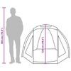 vidaXL Fishing Tent Camouflage Waterproof