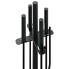 vidaXL 5 Piece Fireplace Tool Set 18x66 cm Steel