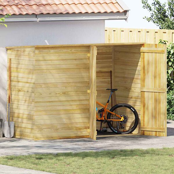vidaXL Garden Shed House 232x110x170 cm Impregnated Pinewood