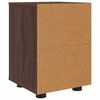 vidaXL Bedside Tables with Drawer 2 pcs Brown Oak 30.5 x 30 x 43 cm